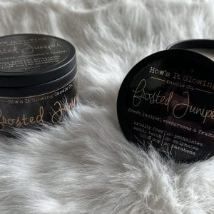 8 oz Frosted Juniper Soy Candle